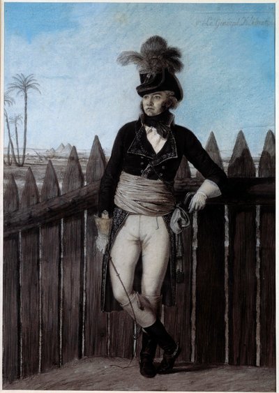 Portrait of Jean Baptiste Kleber in Egypt by Andre Dutertre