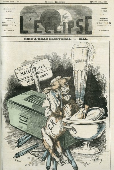 Bric a brac electoral. Cover in L