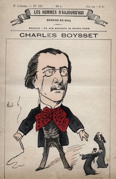 Cartoon of Charles Boysset (1817-1901) (Jurist and Republican Depute) from 