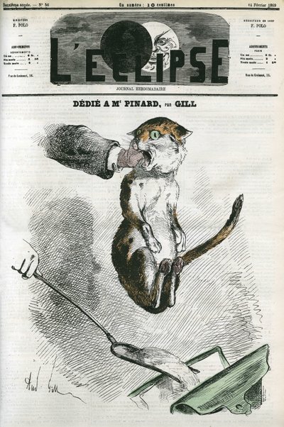 Dedie a Madame Pinard by Andre Gill