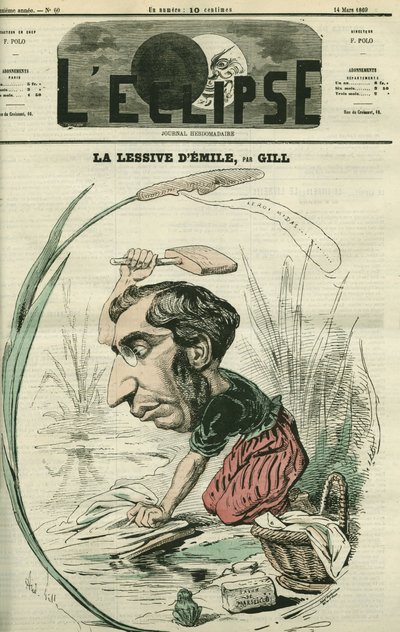 Emile Ollivier (1825-1913), French politician. Cover in 