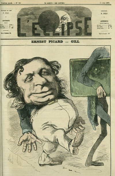 Ernest Picard by Andre Gill