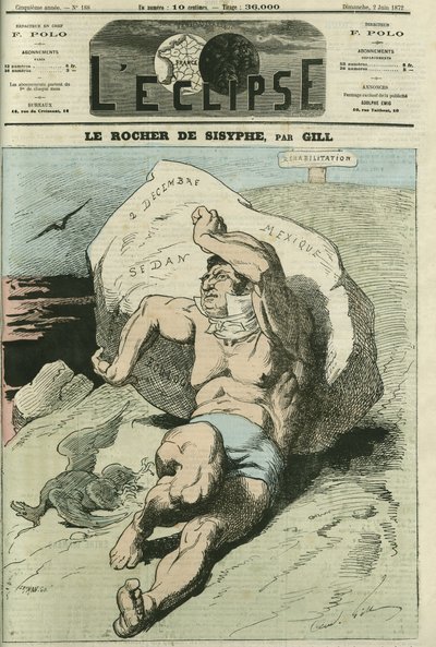 Eugene Rouher (1814-1884), French politician. Cover in L