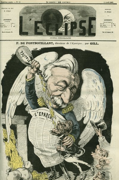 F. de Fontbouillant, director of Epargne. Cover in 