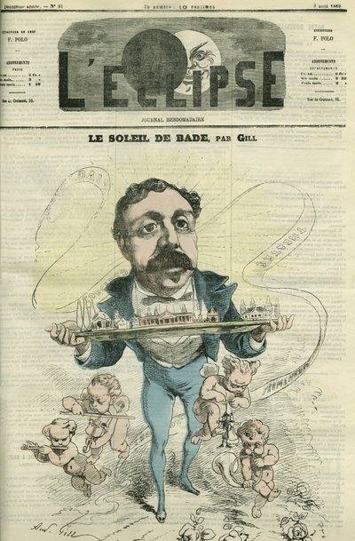 Jacques Emile Dupressoir, man of the arts in Baden-Baden. Cover in L