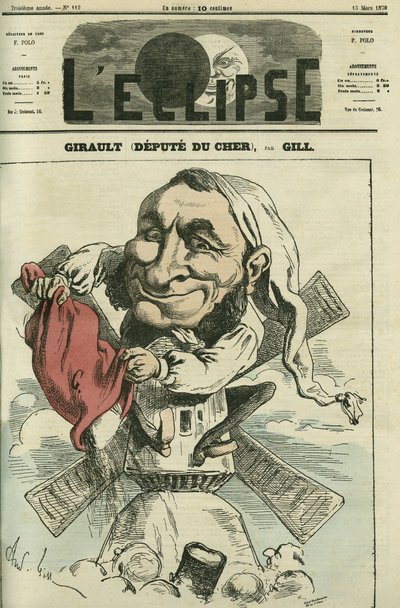 Jean Girault (1825-1909), French miller and politician. Cover in L