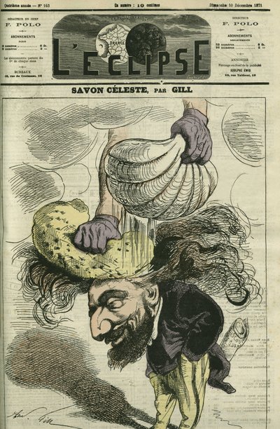 Leon Gambetta, French politician. Cover in 