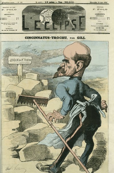 Louis-Jules Trochu (1815-1896), French general and politician. Cover in L