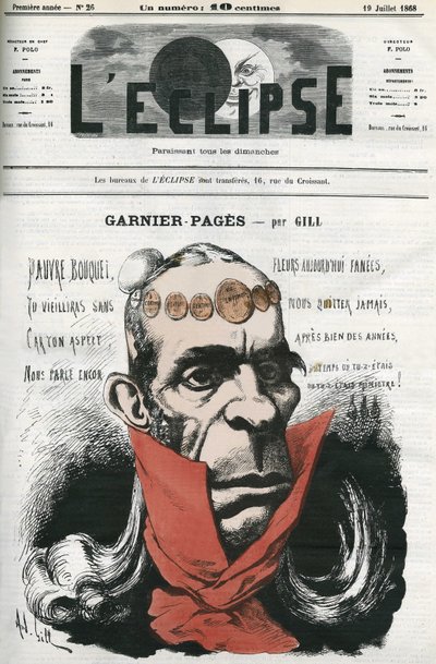 Louis Antoine Garnier-Pages, French Politician by Andre Gill