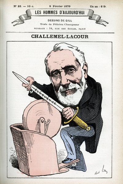 Portrait of Paul-Armand Challemel-Lacour by Andre Gill