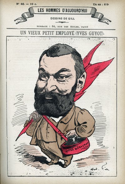 Portrait of Yves Guyot by Andre Gill