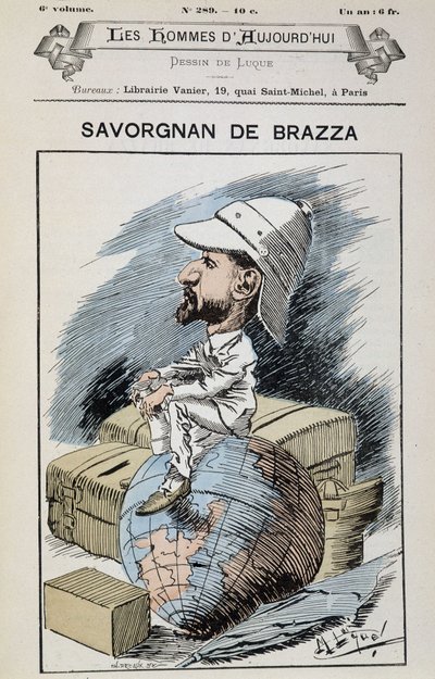 Savorgnan de Brazza - by Gill, in 