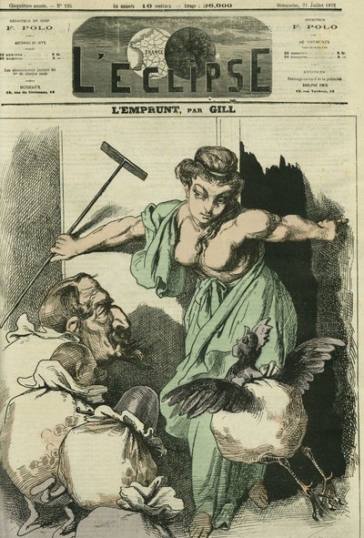 The loan, the Republic must borrow 3 billion to repay the war debt to Prussia. Cover in 