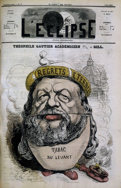 Théophile Gautier - by Gill, in 