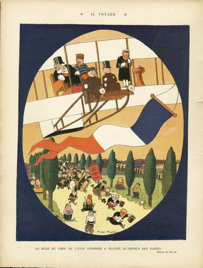 Illustration of Andre Helle in Le Rire by Andre Helle