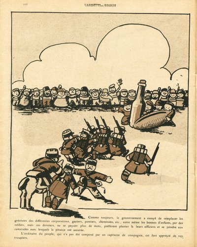 The Butter Plate, Number 475, Satirical in Colors by Andre Helle
