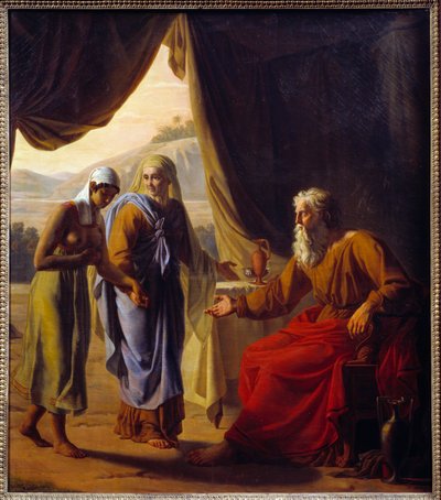 Sarah Presents Agar to Abraham by Andre Jacques Victor Orsel
