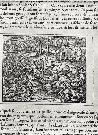 Landing, from Cosmographie universelle by Andre Thevet, 1575 by Andre Thevet