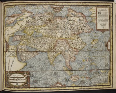 Map of Asia, La Cosmographie Universelle d