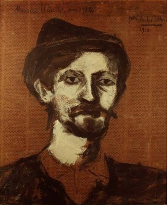 Portrait of Maurice Utrillo by Andre Utter