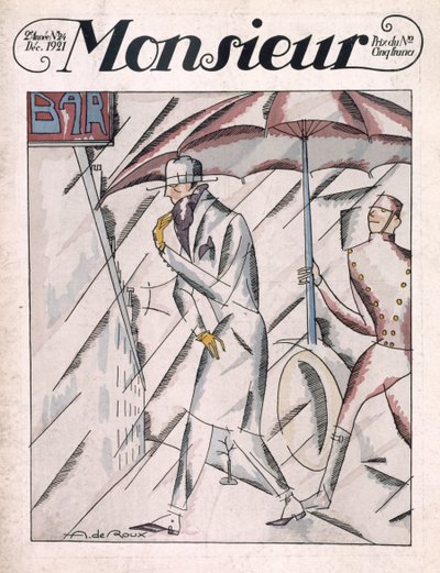 Man in Raincoat, Front Cover of 