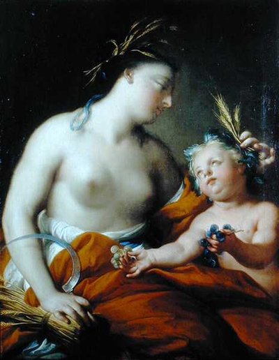 Allegory of Autumn (Ceres) by Andrea (attr.to) Casali