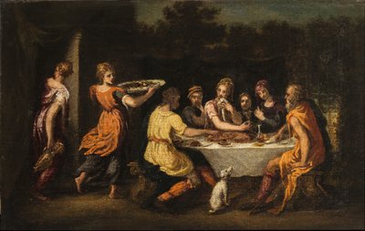 Lot Entertaining the Angels by Andrea Schiavone