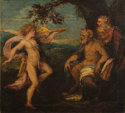 The Judgement of Midas by Andrea Schiavone