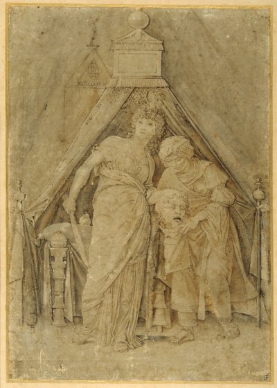 Judith with the Head of Holofernes, after Mantegna by Andrea (follower of) Mantegna