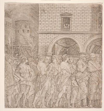 The Triumphs of Caesar: The Senators by Andrea (school of) Mantegna