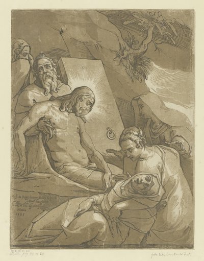 The Entombment of Christ by Andrea Andreani