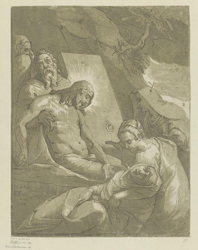 The Entombment of Christ by Andrea Andreani