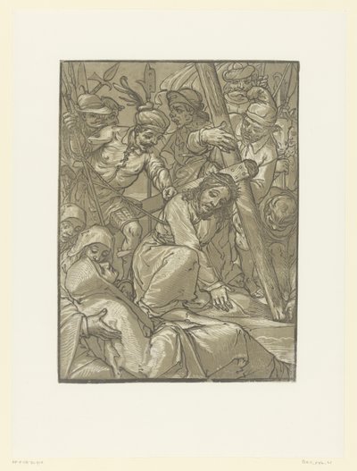 Carrying of the Cross by Andrea Andreani