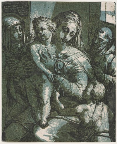Virgin and Child with St. John, St. Catherine of Siena and Saint Francis by Andrea Andreani