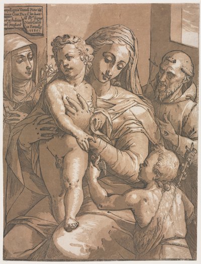 Virgin and Child with St. John, St. Catherine of Siena and St. Francis by Andrea Andreani