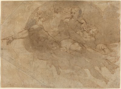 God the Father in Glory by Andrea Boscoli after Michelangelo