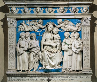 Madonna and Child with Saints by Andrea Della Robbia