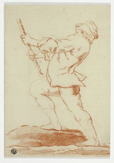 Boy Holding Staff by Andrea Lilio