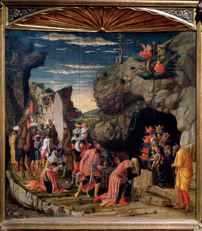 Adoration of the Magi - Central Panel by Andrea Mantegna