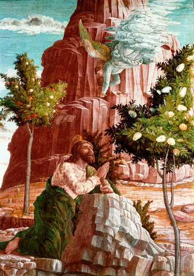 Christ Prays in the Garden of Olives (detail) by Andrea Mantegna