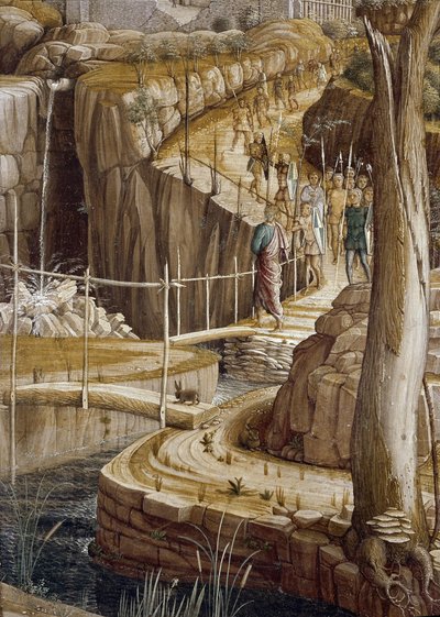 The Prayer in the Garden of Olive Trees (Detail) by Andrea Mantegna