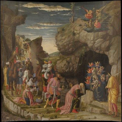 Epiphany Tryptich (Central Panel) by Andrea Mantegna