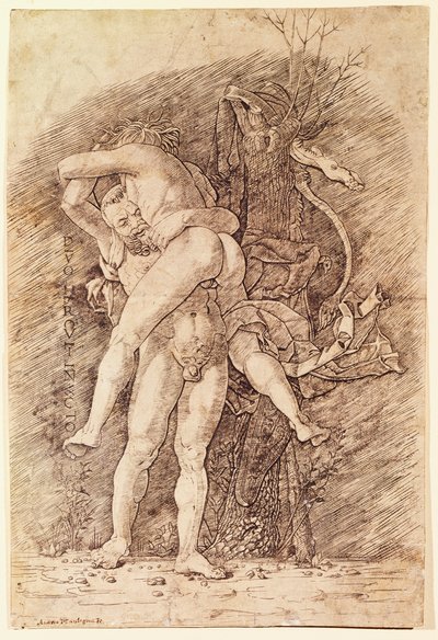 Hercules and Antaeus by Andrea Mantegna
