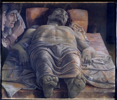 Lamentation over the dead Christ, c.1483 by Andrea Mantegna