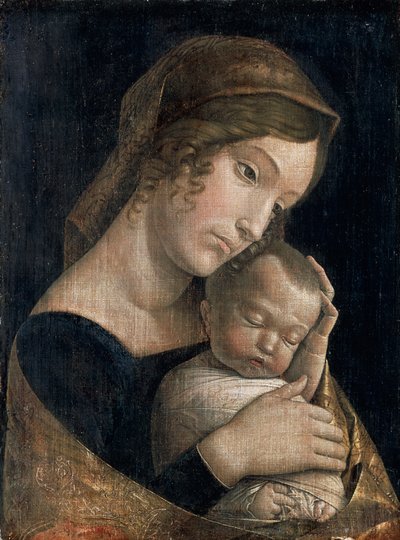 Madonna and Sleeping Child by Andrea Mantegna