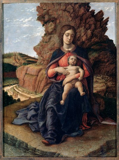 Madonna of the Caves by Andrea Mantegna