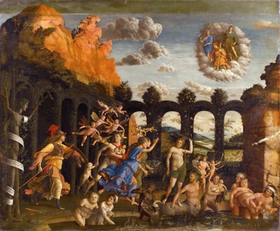 Minerva Expelling the Vices from the Garden of Virtue by Andrea Mantegna