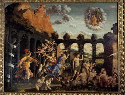 Minerva Chasing Vices from the Garden of Virtue by Andrea Mantegna