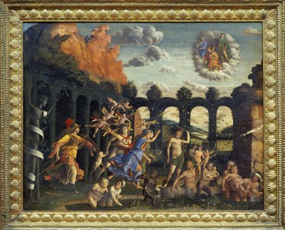 Minerva chasing the vices of the garden of virtue by Andrea Mantegna
