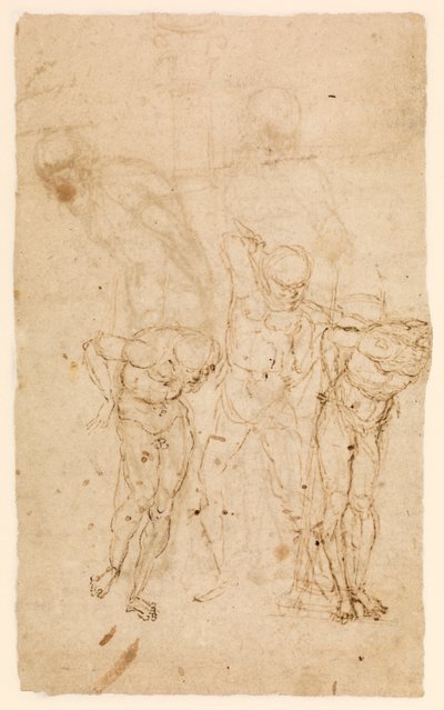 Studies for Christ at the Column by Andrea Mantegna